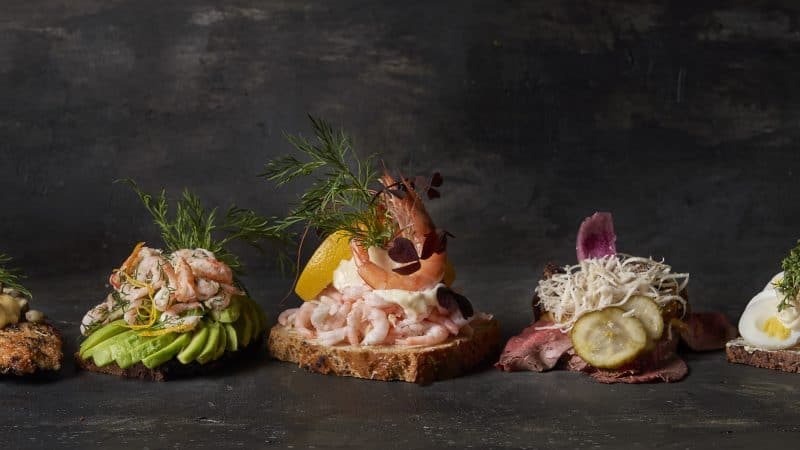 Hallernes Smørrebrød eksempler